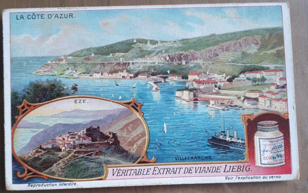 CHROMOLITHO LIEBIG S 1060f CÔTE D'AZUR/Villafranca BEL ed., Verzenden