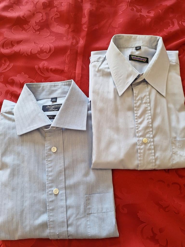 2 lichtblauwe hemden van Westbury and Designers 40, Ophalen, Zo goed als nieuw