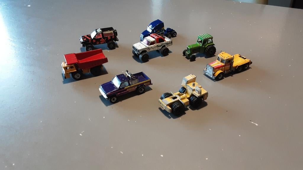 Vintage matchbox autootjes, Ophalen of Verzenden, Gebruikt