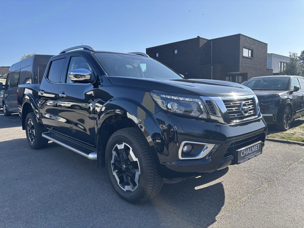 Nissan Navara 2.3DCI 190 AT TEKNA + DIFF / GARANTIE, 0 cilinders, 0 kg, Zwart, Bedrijf