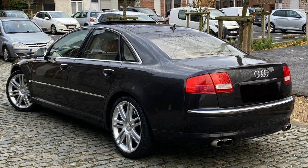 AUDI S8 V10 QUATTRO/VOLLEDIGE OPTIES/LEES DE BESCHRIJVING, Automaat, 4 deurs, Leder, Berline