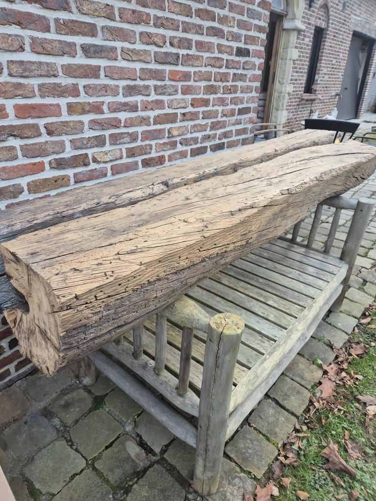 Belles poutres anciennes en bois de chêne, Enlèvement