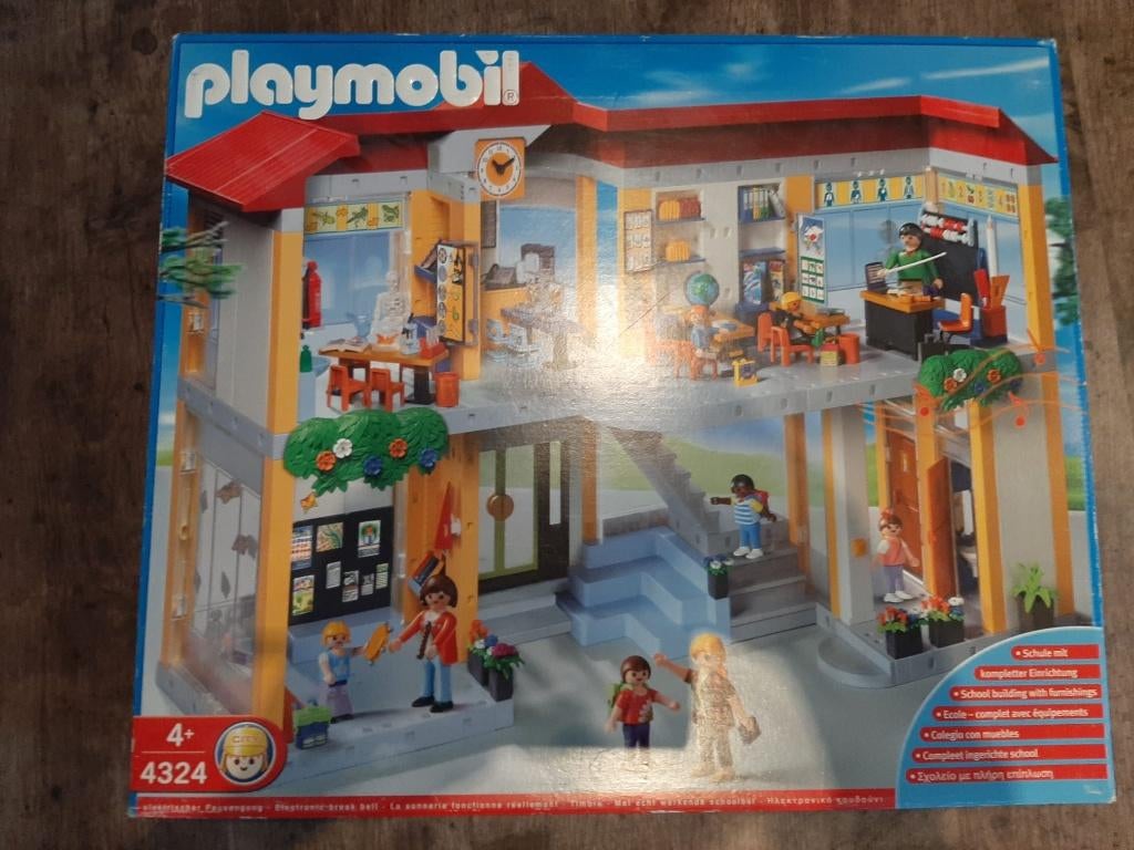 Playmobil 4324 school, Enlèvement, Utilisé, Ensemble complet