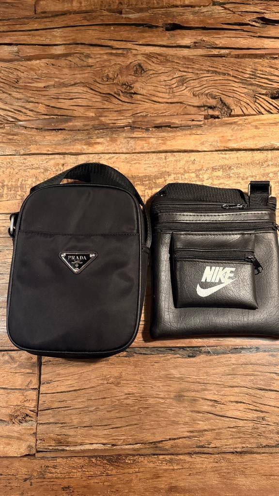 Prada & nike schoudertas, Ophalen, Nieuw, Zwart