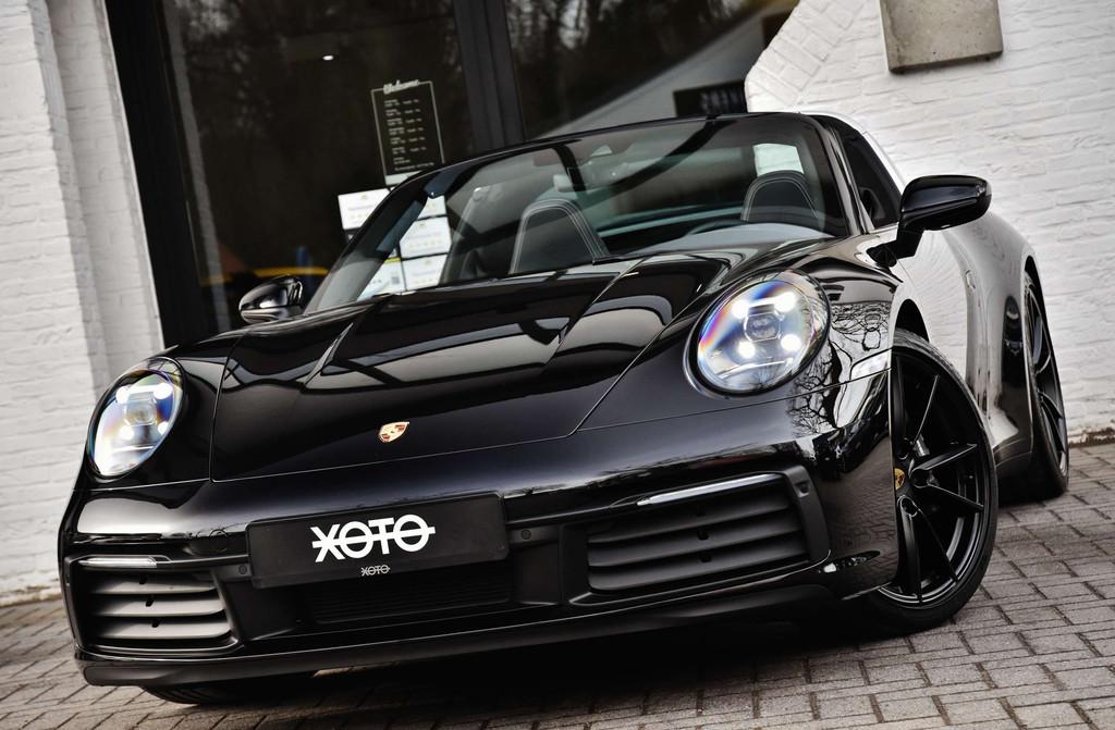 Porsche 911 992 TARGA 4 PDK * 1HD / FULL BLACK * (bj 2022), Auto's, Porsche, Automaat, 4 zetels, Gebruikt, https://public.car-pass.be/vhr/47abde2d-a7e4-48a8-b091-266613760f95