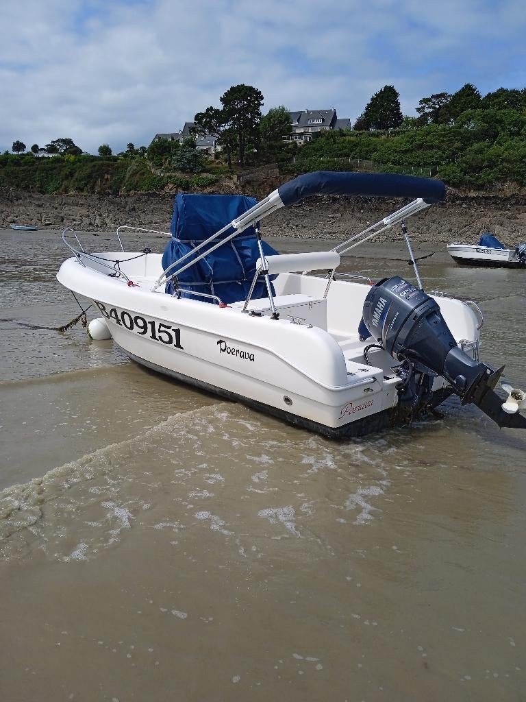 Pacific Craft open 500+remorque+équipements divers, 50 ch ou plus, Enlèvement, Utilisé, Moteur hors-bord