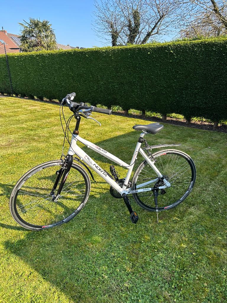 Sportfiets dames Norta wit, Fietsen en Brommers, Ophalen, Zo goed als nieuw, Overige merken