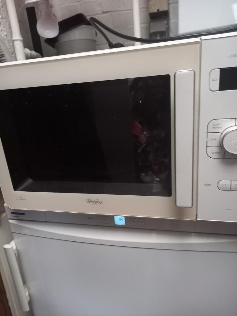 Whirlpool,Microgolf met grill stoom ,ontdooien, Elektronische apparatuur, Ophalen, Stoom, Inbouw, Grill