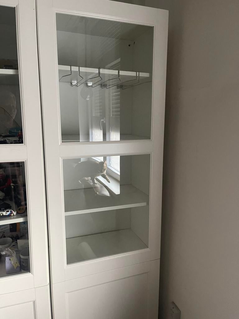 2 mooie vitrinekasten van ikea, Enlèvement, Comme neuf