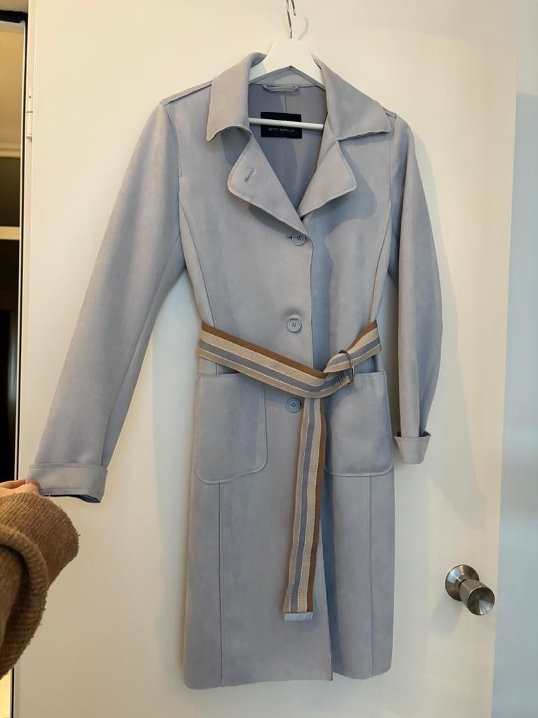 Outdoor designed by betty barclay jas manteau riem, Ophalen of Verzenden, Zo goed als nieuw, Maat 36 (S), Blauw