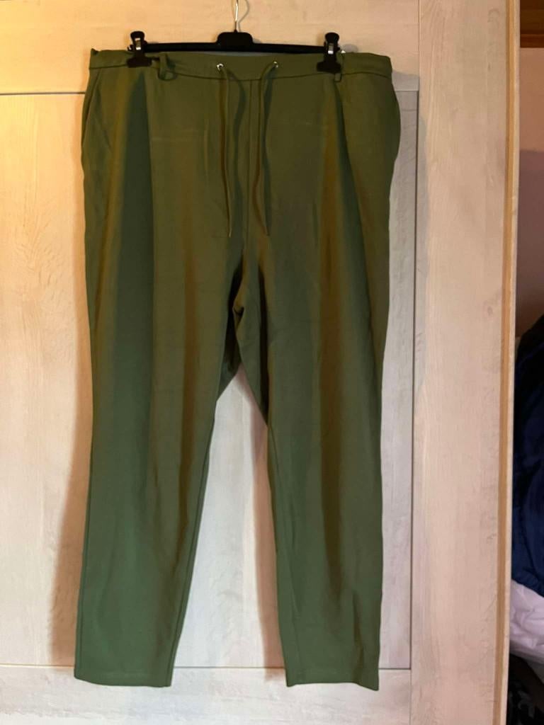broek groen zizzi met rekker large 50, Kleding | Dames, Zizzi, Ophalen of Verzenden, Gedragen, Broek of Spijkerbroek