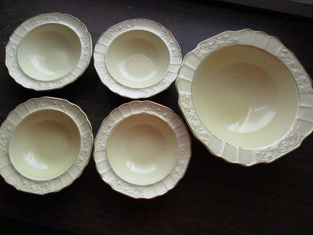 5 borden Myott, Antiquités & Art, Enlèvement ou Envoi