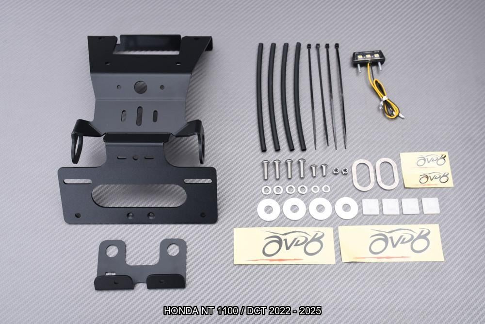 Korte Kentekenplaathouder AVDB HONDA NT 1100 / DCT 2022 2025, Motoren, Accessoires | Overige, Nieuw, Ophalen of Verzenden