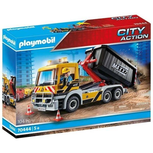 Playmobil Vrachtwagen met wissellaadbak., Enlèvement ou Envoi, Neuf, Ensemble complet
