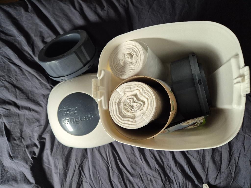 Poubelle à couches Sangenic + recharges, Enlèvement, Comme neuf, Poubelle à couches, Sangenic