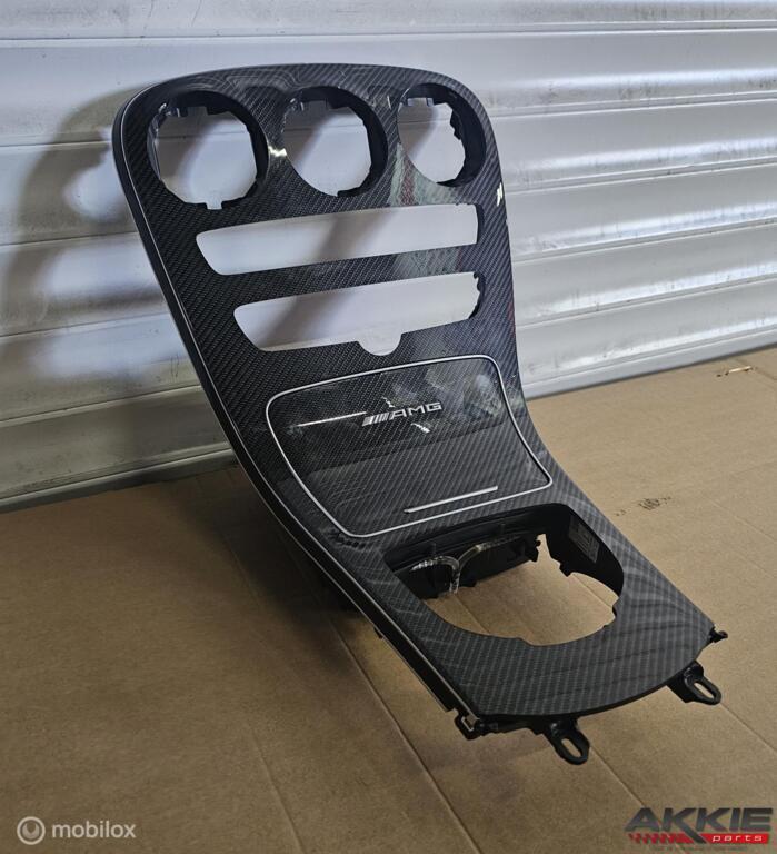 Mercedes C63 amg CARBON Middenconsole W205 S205 A2056803801, Enlèvement ou Envoi, Utilisé