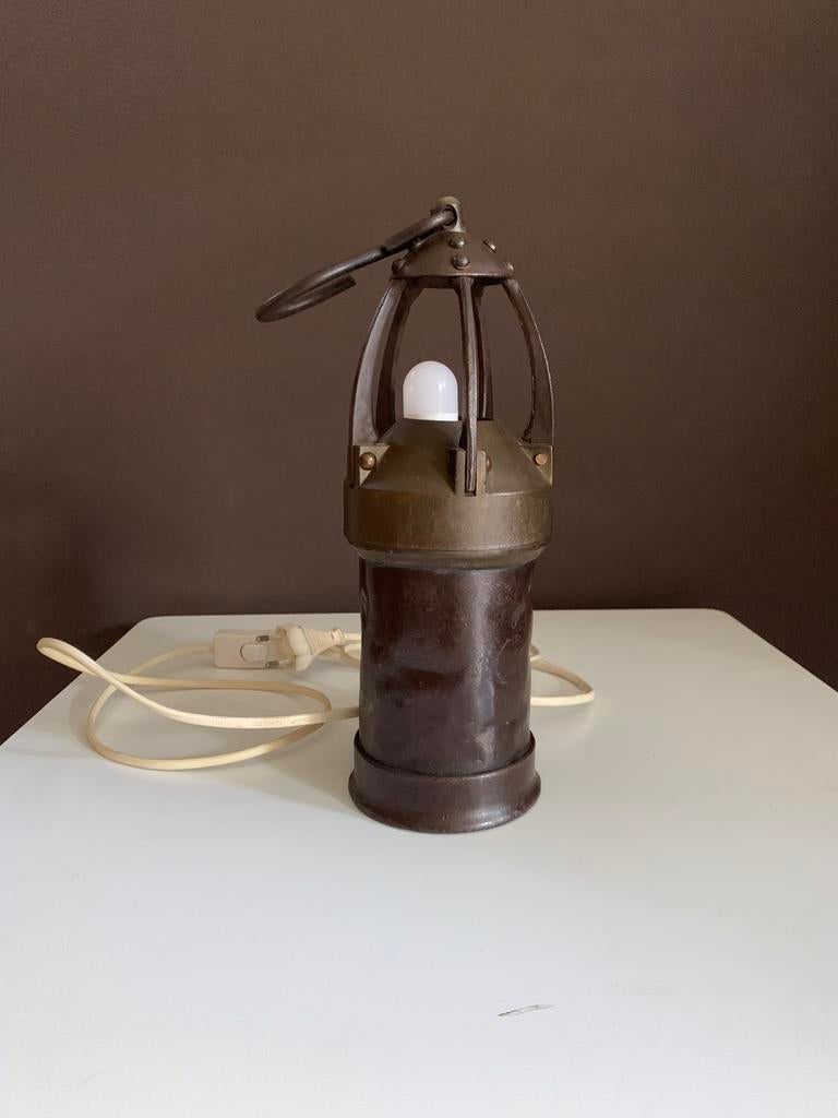 Oude mijnwerkerslamp, Antiquités & Art, Enlèvement