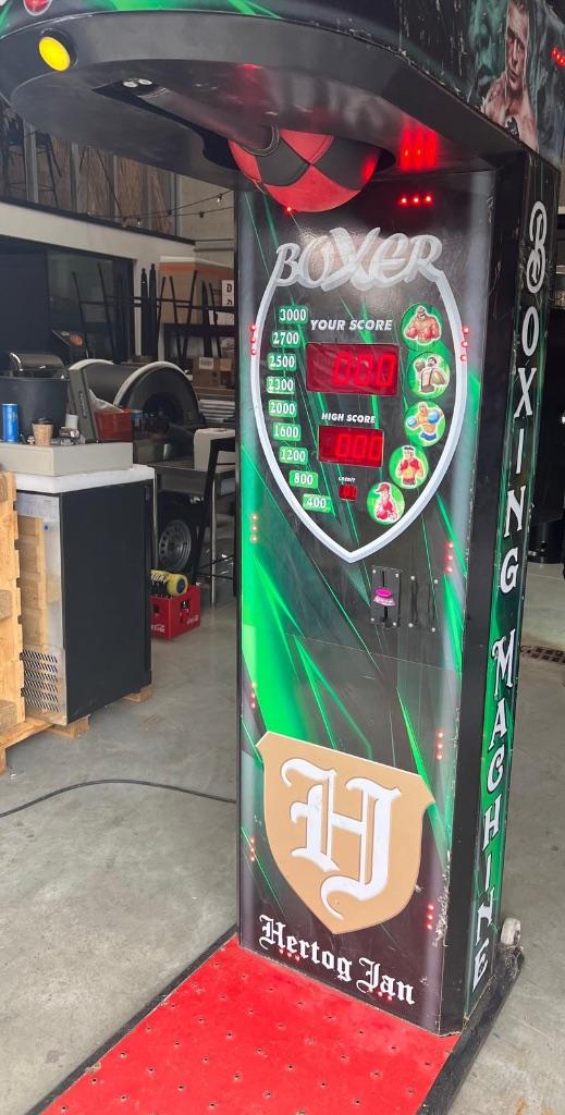 Kermis boksbal, Ophalen, Gebruikt