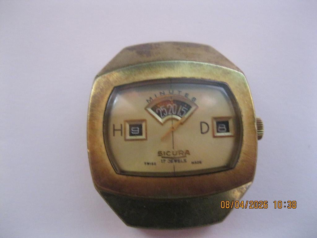 Montre Sicura pour homme, Montre-bracelet, Autres marques, Enlèvement ou Envoi, Acier