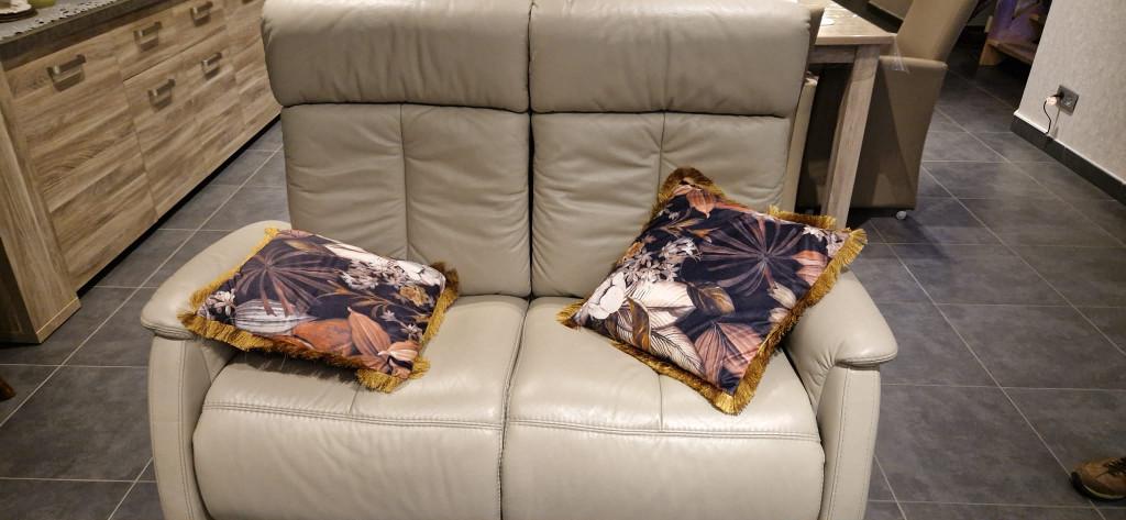 lederen salon, Enlèvement, Comme neuf, Cuir