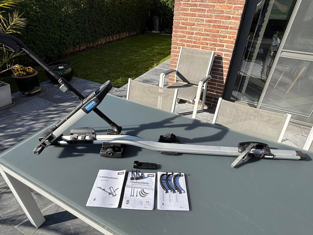 Porte-vélos de toit Thule Upride 599, Enlèvement, 1 vélo, Comme neuf, Galerie de toit