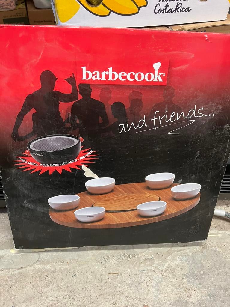 Barbecook draaiplateau en kommen, Ophalen, Nieuw