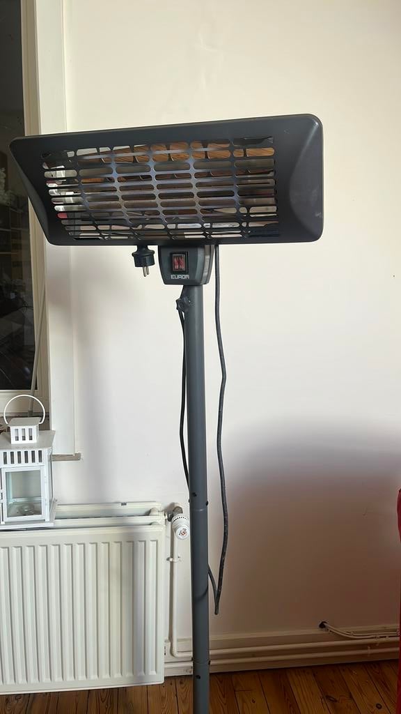 Eurom warmtelamp q-time 2000S, Tuin en Terras, Draaibaar, Gebruikt, Parasol, Ophalen