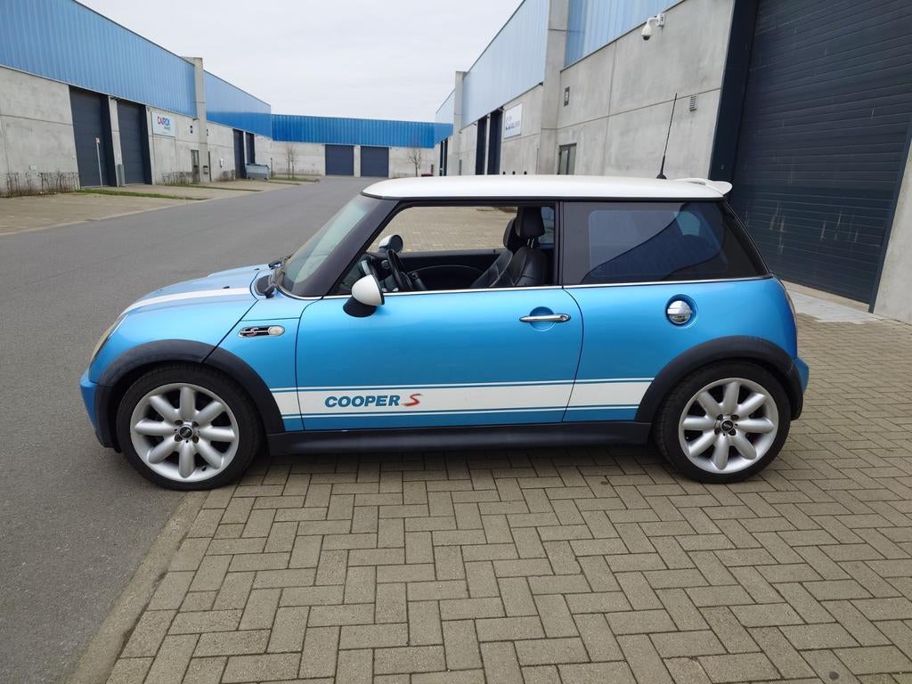 Mini Cooper S 163pk 190.000km, Auto's, Mini, Voorwielaandrijving, 4 zetels, Zwart, 4 cilinders