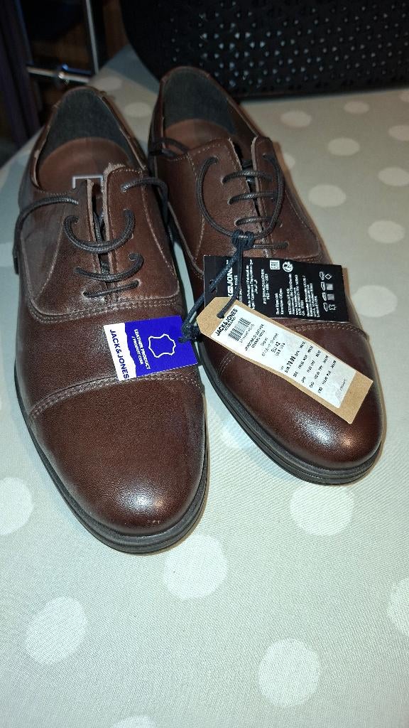 Herenschoen-Jack&Jones maat 42, Bruin, Nieuw, Jack&Jones, Ophalen of Verzenden