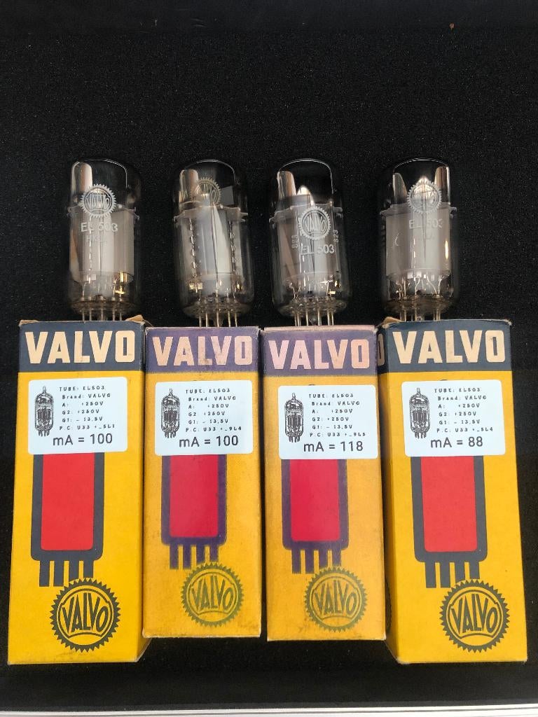 *** 4 X EL 503 VALVO VALVO Röhre Tube Testet ***, TV, Hi-fi & Vidéo, Amplificateur à lampes, Enlèvement ou Envoi, Tube ou Tubes