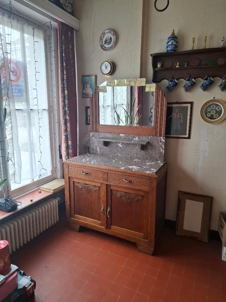 Kast, Huis en Inrichting, Gebruikt, 100 tot 150 cm, Eikenhout, Ophalen