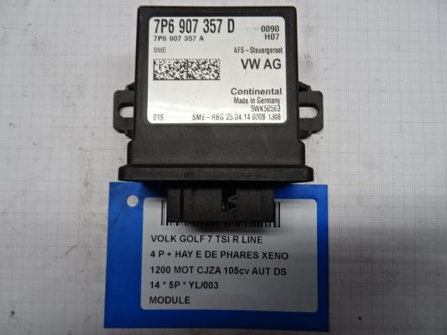 UNITE ELECTRONIQUE Volkswagen Golf VII (AUA) (7P6907357D), Autos : Pièces & Accessoires, Électronique & Câbles, Volkswagen, Utilisé