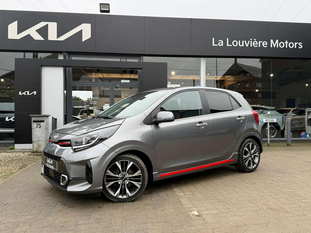 Kia Picanto Picanto 1.0i GT Line*CUIR*CLIM*GARANTIE 2029, Autos, Argent ou Gris, Achat, 998 cm³, Euro 6