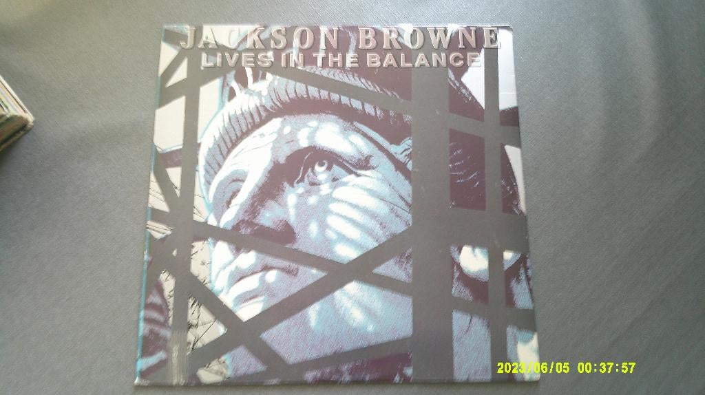 Jackson Browne– Lives in the balance (LP), Ophalen of Verzenden, Gebruikt