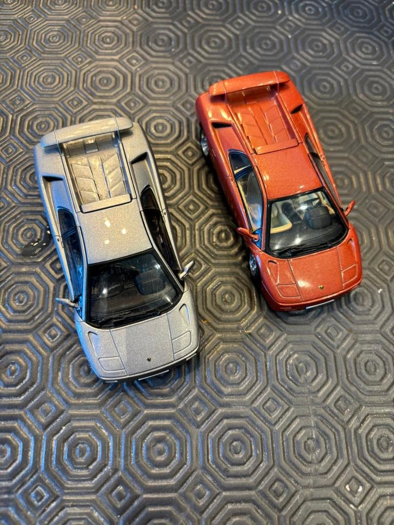 Lamborghini diablo vt  1/43 auto art, Ophalen of Verzenden, Zo goed als nieuw, Auto