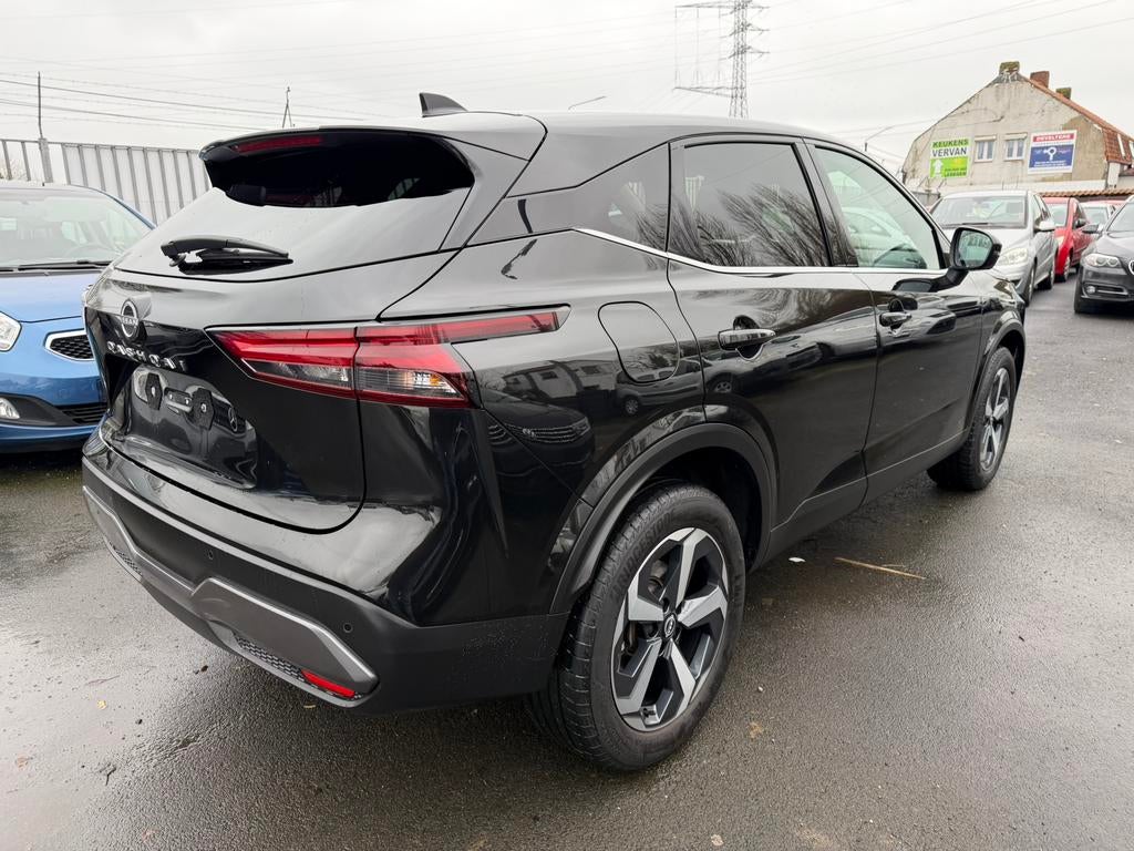 NISSAN QASHQAI 1.3 BENZINE/Electric Eu6d, Automaat, 4 cilinders, Leder en Stof, Zwart