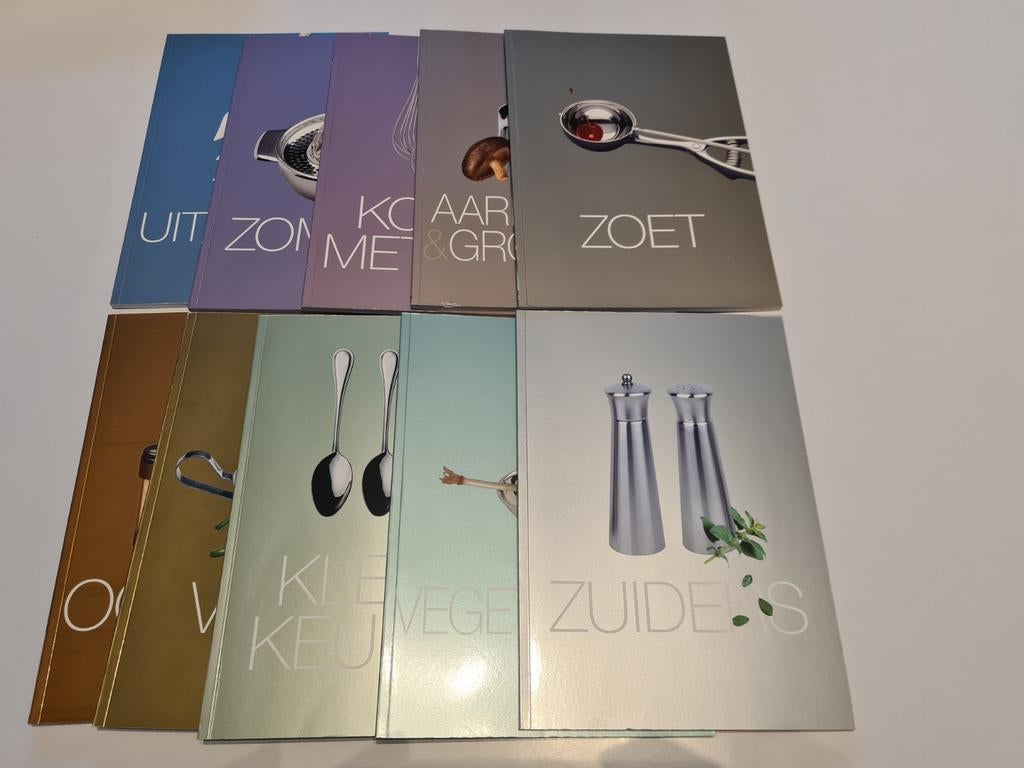 3 sets van kookboeken, Boeken, Ophalen, Zo goed als nieuw