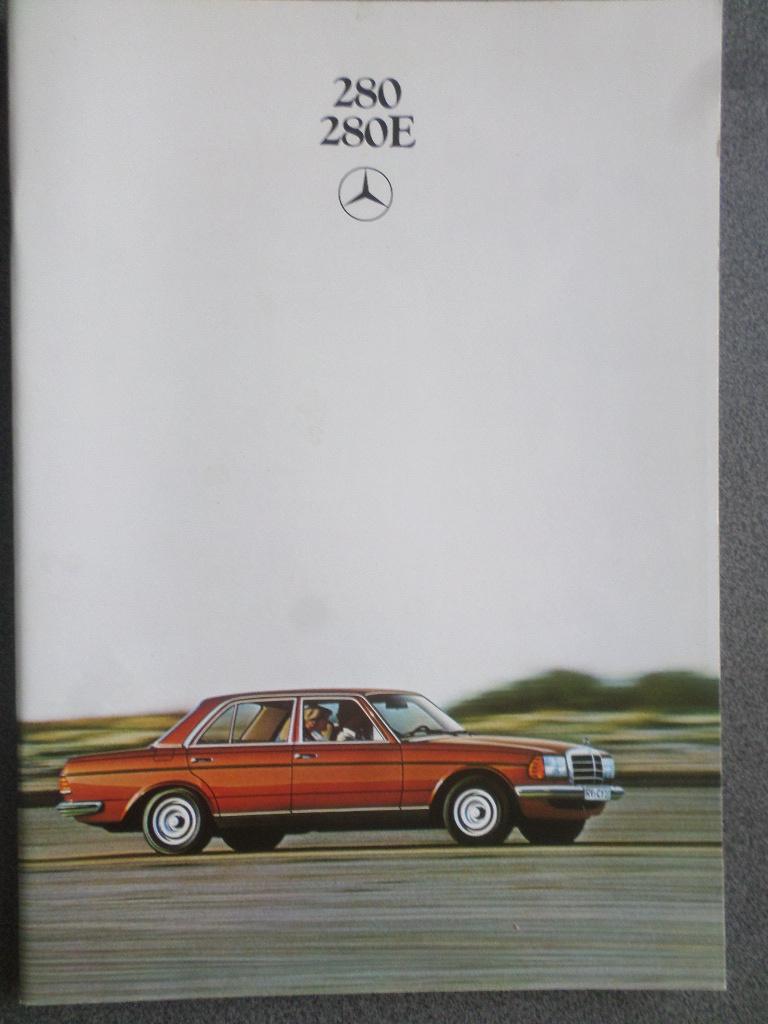 Brochure pour les Mercedes 280 et 280 E 1980, Livres, Autos | Brochures & Magazines, Mercedes, Enlèvement ou Envoi