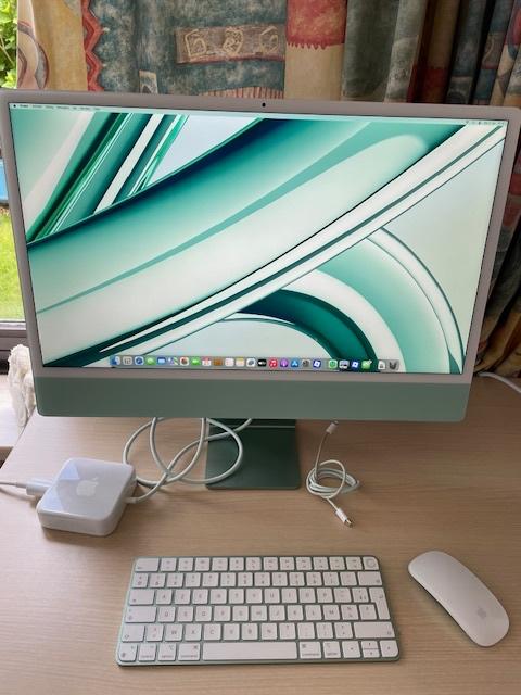 Apple iMac 24" M1 (2023) - Groen - originele verpakking, Informatique & Logiciels, Apple Desktops, Comme neuf, iMac, SSD, 4 Ghz ou plus
