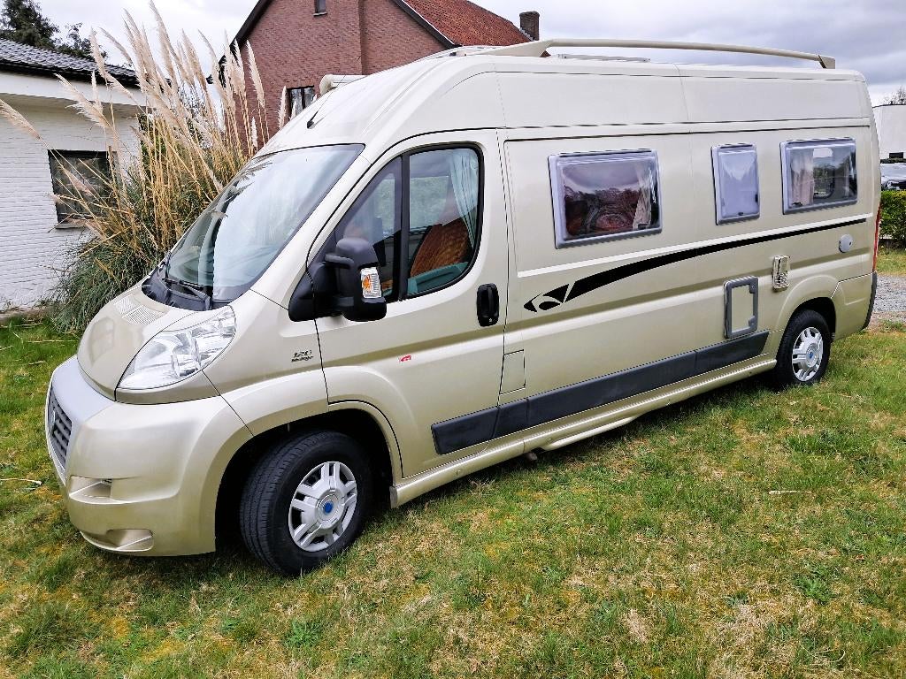 Roller Team Livingstone Fiat airco cruise contr nieuwe staat, Caravans en Kamperen, Buscamper of Camperbus, Ringverwarming, Fiat