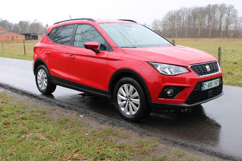 Seat Arona 1.0 TGI // 49000km // 2020 // Euro6 //sportzetels, 5 deurs, Particulier, 999 cc, Rood