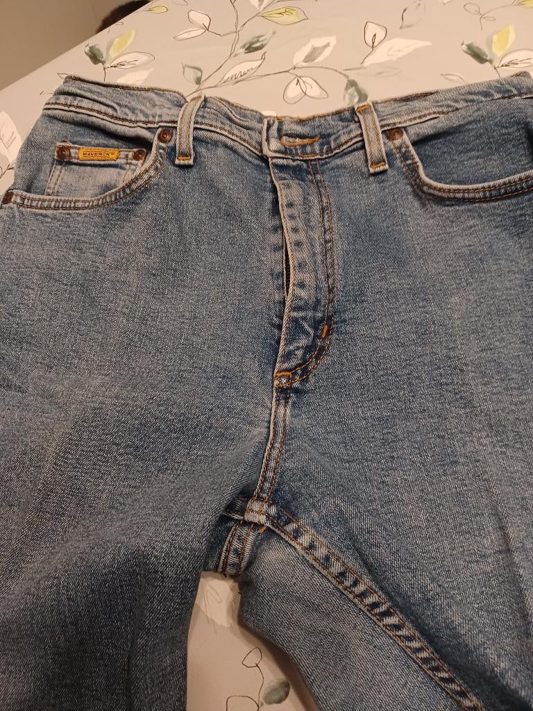 Jean Maverick 40, Maverick, W30 - W32 (confection 38/40), Porté, Bleu