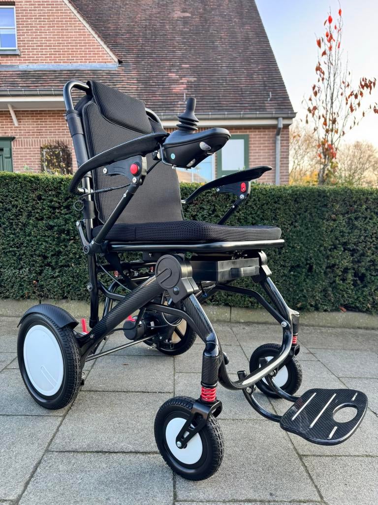 Lichtgewicht Electrische rolstoel Plooibaar Meeneembare, Diversen, Rolstoelen, Ophalen of Verzenden, Inklapbaar, Nieuw, Elektrische rolstoel