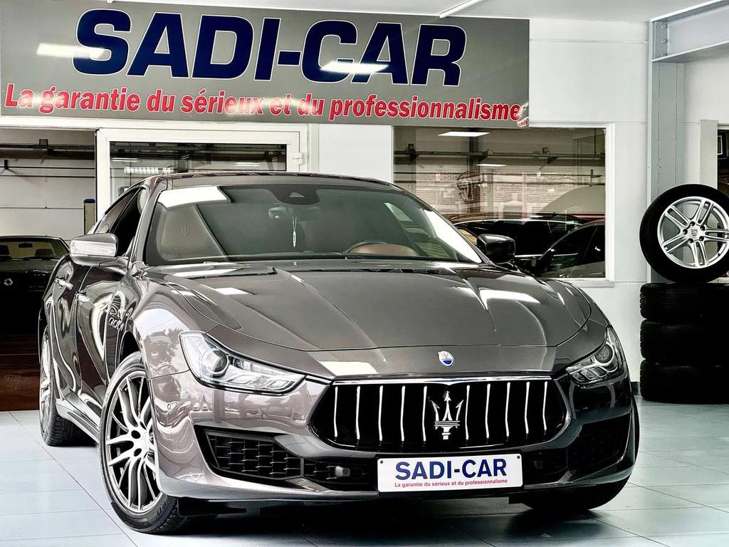 Maserati Ghibli 3.0 V6 275cv Turbo - FULL OPTIONS, Autos, Maserati, Cuir, Argent ou Gris, Achat, Entreprise