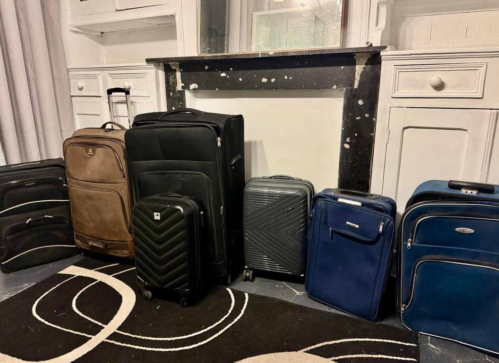 Lot de Valises Variées - Idéal Voyages ou Déménagement, Bijoux, Sacs & Beauté, Enlèvement, Comme neuf