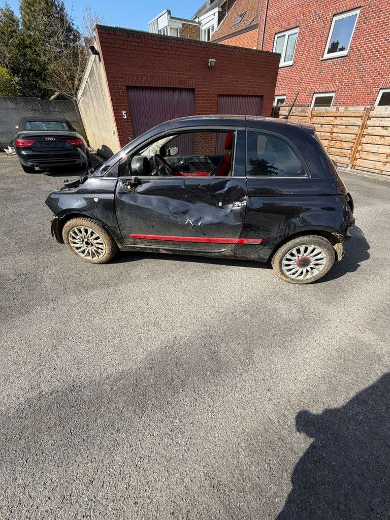 Fiat 500 1200 c de 2017 avec 99.000 km, Autos, Fiat, Particulier, Airbags, Enlèvement