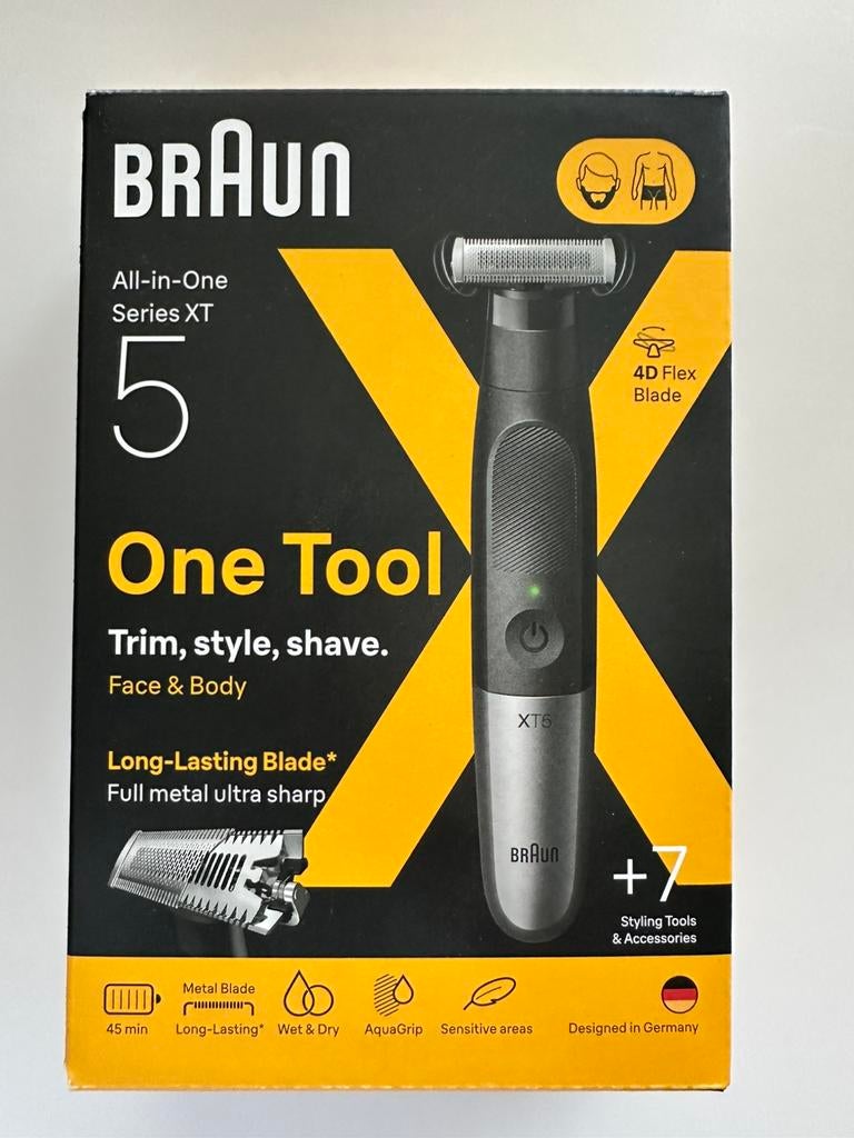 Braun All-in-One Series XT5 baardtrimmer, Ophalen of Verzenden, Gebruikt