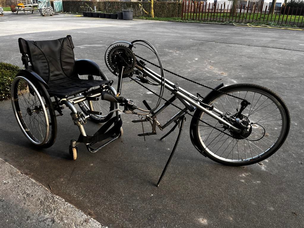 Aankoppelfiets, Ophalen, Gebruikt