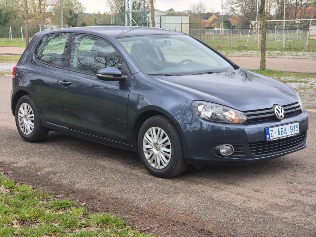 VW Golf 6 - 1.4i - PDC V+A - 1e eigenaar + onderhoudsboek, Auto's, Voorwielaandrijving, Euro 5, Stof, Blauw
