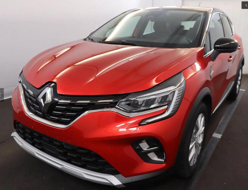 Renault New Captur 1.3 TCE MHEV 140PK TECHNO EDC E-SHIFTE, Auto's, 4 cilinders, Leder en Stof, USB, 5 zetels